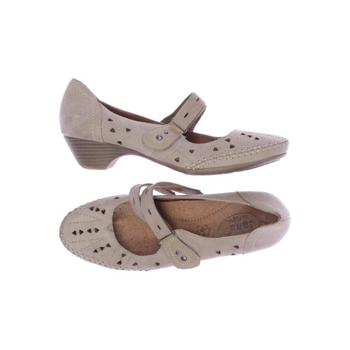 Jana Damen Pumps, beige, Gr. 38