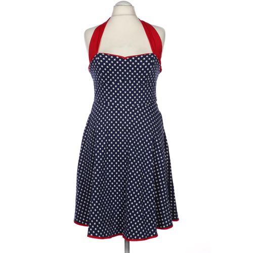 Lindy Bop Damen Kleid, blau, Gr. 44