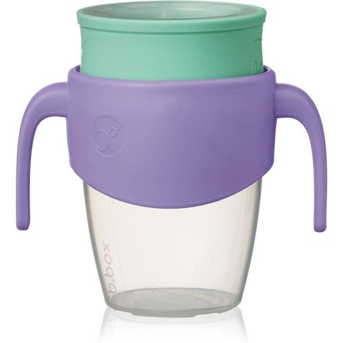 B.Box 360° Trainer Cup trainingsbeker met handvaten Lilac Pop 6m+ 250 ml