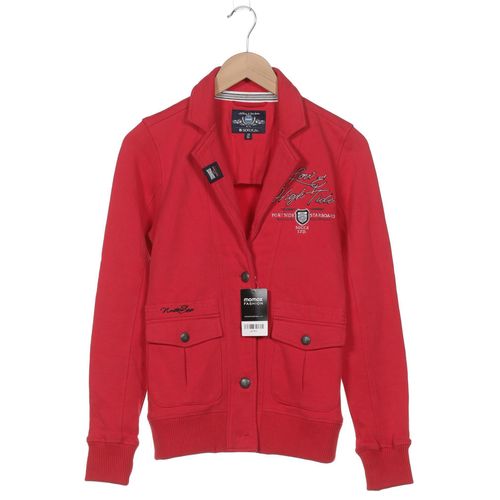 Soccx Damen Strickjacke, rot, Gr. 38