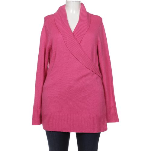 sheego Damen Strickjacke, pink, Gr. 48