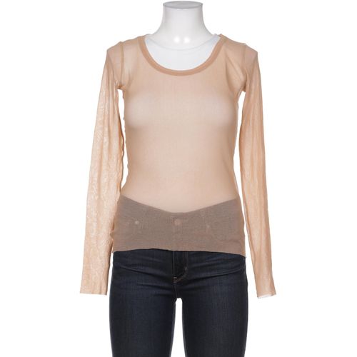 Jean Paul Gaultier Damen Langarmshirt, beige, Gr. 38