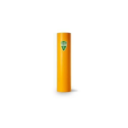 Regalstützenschutz a.m.p.e.r.e. ECO RACK, Tiefkühllager geeignet, Signalfarbe, recycelter Kunststoff, B 111-120 x H 600 mm