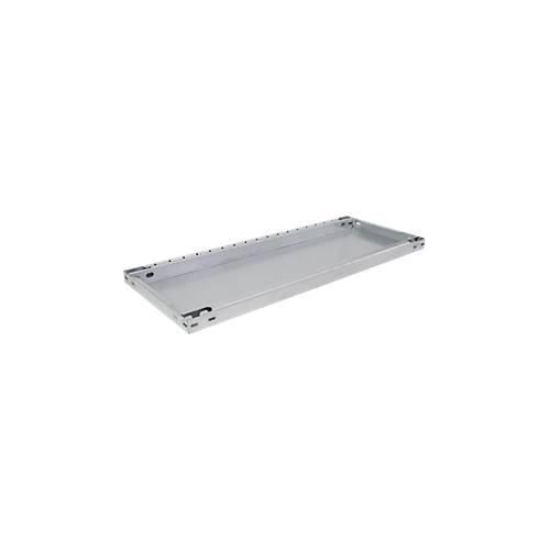 SCHULTE Lagertechnik Zusatz-Fachboden MULTIPlus 250, 1300x500 mm, 40 mm Kante, mit 4 Fachbodenträgern