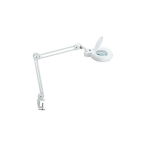 MAUL LED-Lupenleuchte Viso, Klemmfuß, weiß