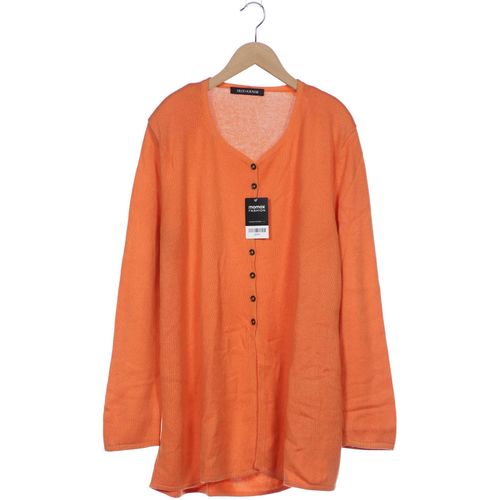 Iris VON Arnim Damen Strickjacke, orange, Gr. 46