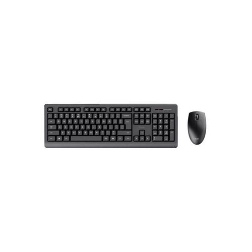 Trust PRIMO - Tastatur & Maus Set - Nordisch - Schwarz