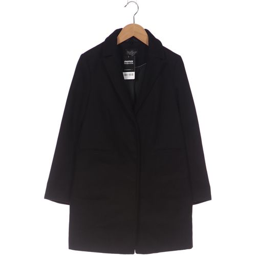 Topshop Petite Damen Mantel, schwarz, Gr. 32