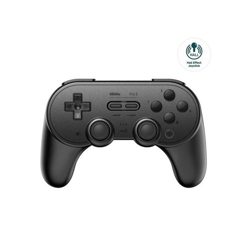 8BitDo PRO 2 (Hall Effect) - Black - Wireless Controller - Android