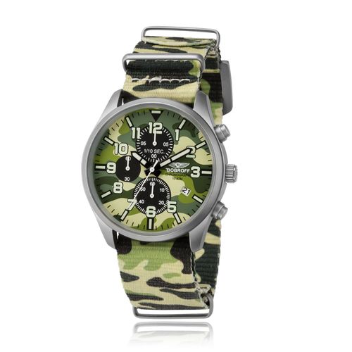 Herrenuhr Bobroff BF0020 Graphit (Ø 42 mm)