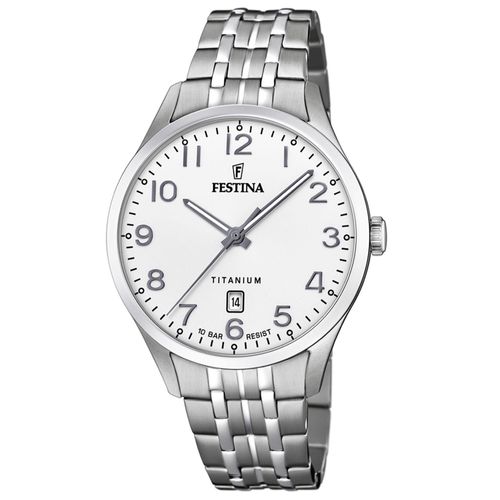 Festina F20466/1 Herren Uhr Titanium Titan Armband