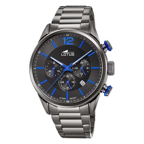 Herren Armbanduhr Lotus Watch Edelstahlband Chronograph 18686/3