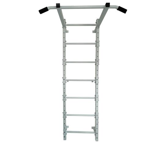 Sprossenwand Klimmzugstange Kletterwand 3 tlg Sportgerät mit Trainingsbank