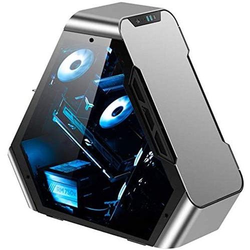Jonsbo TR03-A Showcase, Tempered Glass - silber