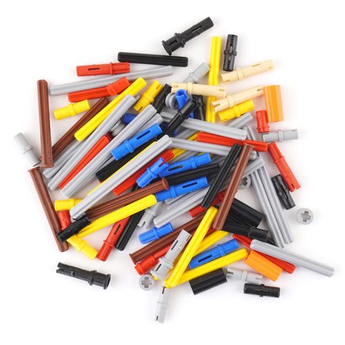 LEGO® Technic Pins Verbinder Achsen Gemischt NEU! Menge 2500x – Jede Mischung individuell zusammengestellt