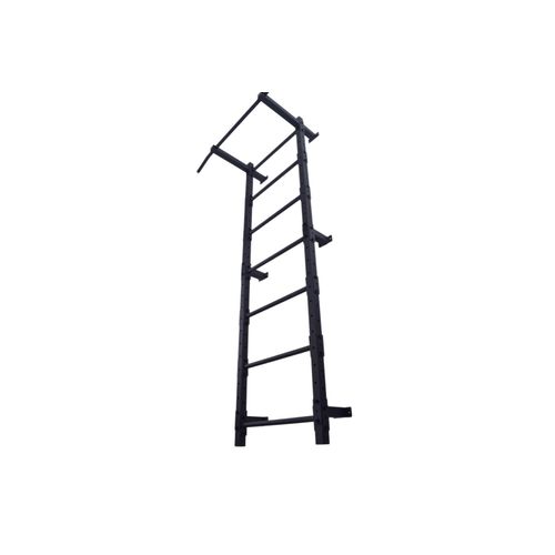Sprossenwand Turnwand Kletterwand Turngerät 2 tlg Sportgerät Schwarz