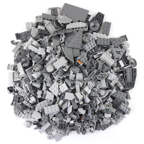LEGO® Steine Sondersteine Gemischt Hellgrau Dunkelgrau NEU! Menge 800x – Jede Mischung individuell zusammengestellt