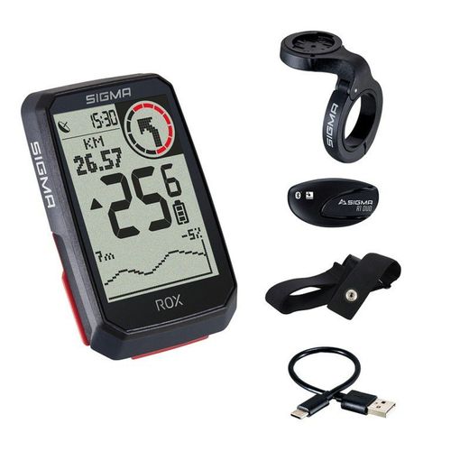 SIGMA Fahrradcomputer Rox 4.0 HR Set