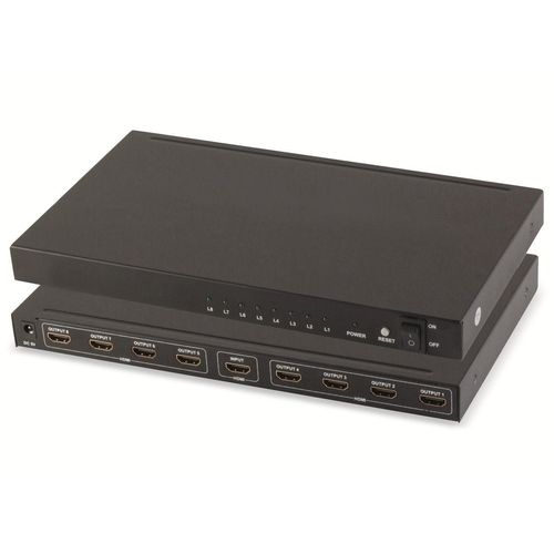 SMART-MULTIMEDIA HDMI-Verteiler 1x IN, 8x OUT, 4K2K