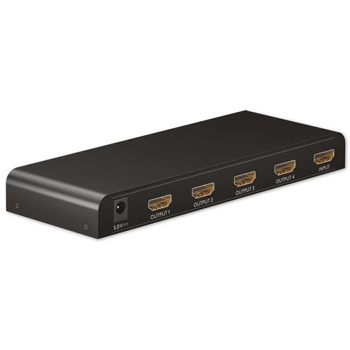 GOOBAY HDMI-Splitter 1 auf 4, 4K, 30 Hz