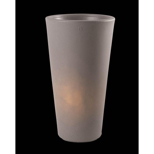 Beleuchteter Pflanztopf Shining Classic Pot L (Taupe)