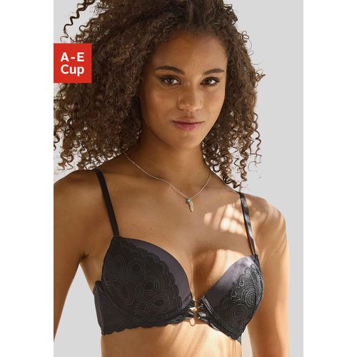 LASCANA Push-up-BH, mit sexy Bänderoptik vorn, Dessous