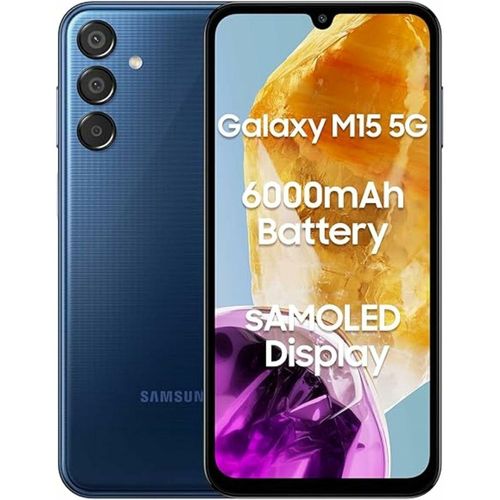 Samsung Galaxy M15 - 5G Smartphone - Dual-SIM - RAM 4 GB / Interner Speicher 128 GB - mi