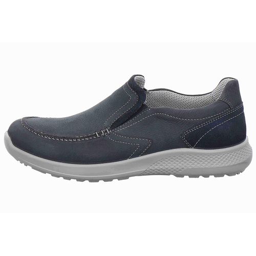 Jomos CAMPUS Slipper in Übergrößen Blau 322384 916 845 große Herrenschuhe, Größe:46