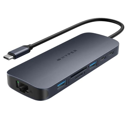 Hyper® HyperDrive EcoSmart™ Gen.2 Dual HDMI USB-C® 11-in-1 Hub w 140 W PD3.1 Pass-Thru - For MST enabled devices