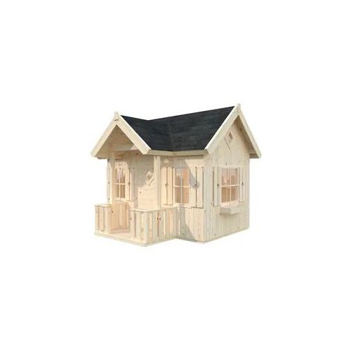 Spielhaus PALMAKO "Jennie 3,6 m2" Spielhäuser beige (natur) Kinder mit Terrasse