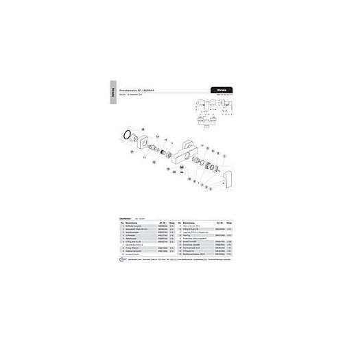 Ideal Standard JADO Innen- und AußenRosette, F960877AA quadratisch, Chrom