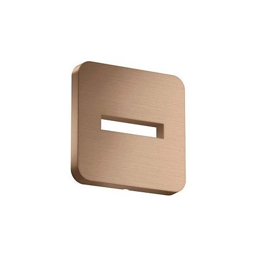 hansgrohe Rosette 35214310 130x130mm, softsquare, Wandmontage, brushed red gold