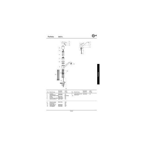 Ideal Standard Perlator PL-HC-IT, M22x1-S, Chrom B960920AA