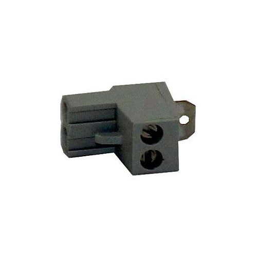 Wolf Gegenstecker grau 2-polig 2744615 mit Brücke, für KM-Modul