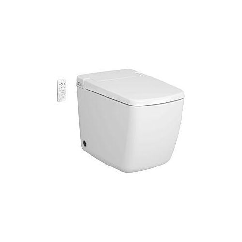 Vitra V-care Prime Lite Stand-Dusch-WC 7232B403-6246 weiß, mit Bidetfunktion, WC-Sitz Duroplast