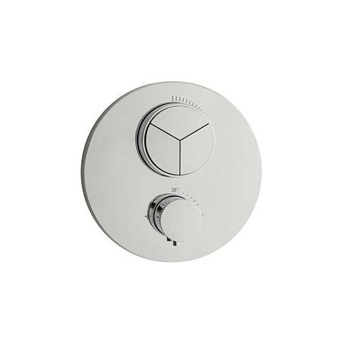 Herzbach Deep Brausethermostat 11.803055.1.01 chrom, UP, für 3 Verbraucher