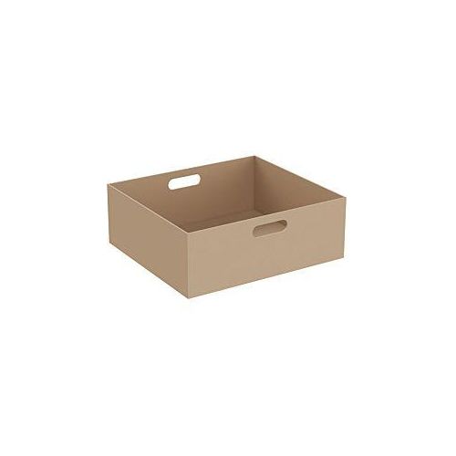 Vitra Equal Leder-Box 64114 45 x 40 x 16 cm, 2 Grifflöcher, beige