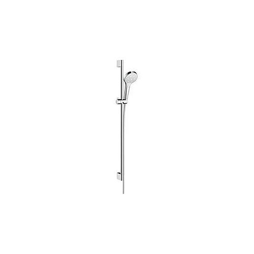 hansgrohe Croma Select S Multi Brauseset 26570400 weiss-chrom, 90 cm Brausestange Unica Croma