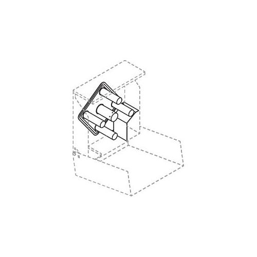 Hewi System 900 Umrüst-Karussell 900.21.E01 von Großrollenhalter auf 4-fach Rollenhalter