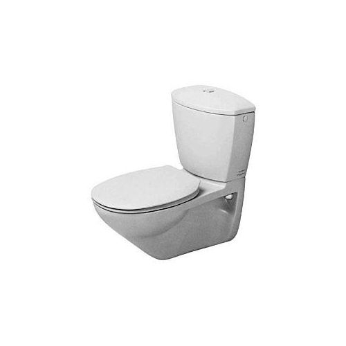 Duravit Duraplus Wand Tiefspül WC 0195090000 weiss, mit Cascade Technik, Practica-Cascade