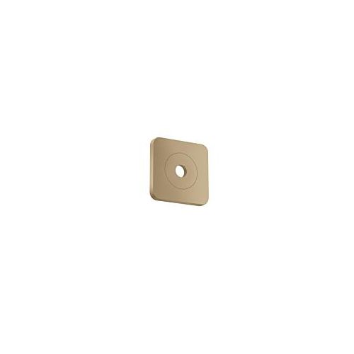 hansgrohe AXOR Citterio C Wandrosette 28801140 120/120 softsquare, Brushed Bronze