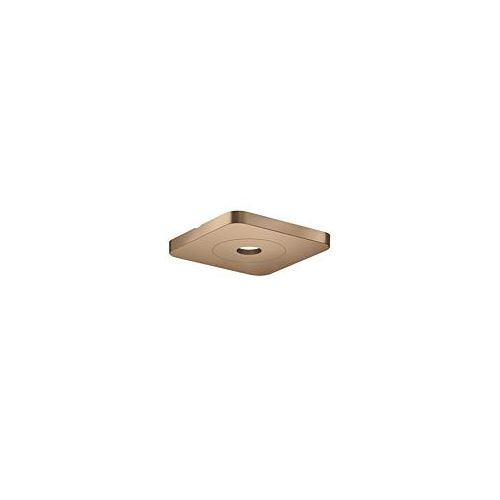 hansgrohe Axor Citterio C Deckenrosette 28802300 120/120 softsquare, Polished Red Gold