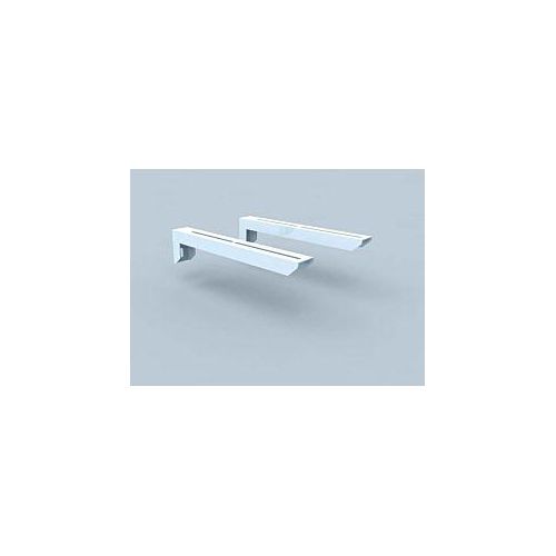 Bertrams Polyline LAS Wandkonsole 41K150 Wandabstand bis 150 mm, für DN 80/125, weiß