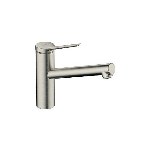 hansgrohe Zesis Küchenarmatur 74806800 Niederdruck, 1jet, offene Warmwasserbereiter, Edelstahl finish