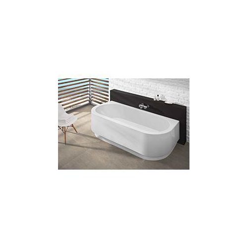 Hoesch Happy D. Badewanne 6180.010 180 x 80 cm, weiss, Einbauversion, Vorwand