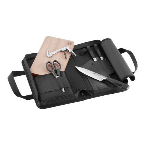 ZWILLING Messer-Traveller-Set - Silber - Buche