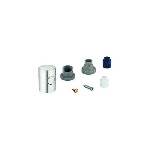 Grohe Metallgriff 47984 DN 15 47984DC0 Mengengriff mit EcoButton supersteel