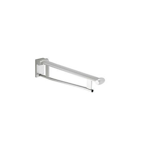 Keuco Plan Care Waschtisch-Stützklappgriff 34902170651 650mm, gebremst, Aluminium silber-eloxiert/weiß