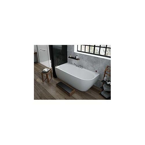 Hoesch iSENSI Eck-Badewanne 3886.010 170x75cm, links, weiß, 148 l, Überlaufbefüllung, weiß