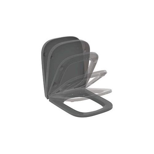 Ideal Standard i.life B WC-Sitz T468358 Grau, Wrapover, Softclosing